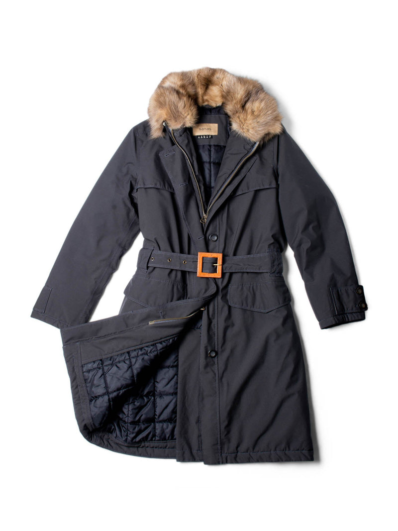 CODO Refashioned Samas Gore-Tex Sable Winter Coat Grey-designer resale