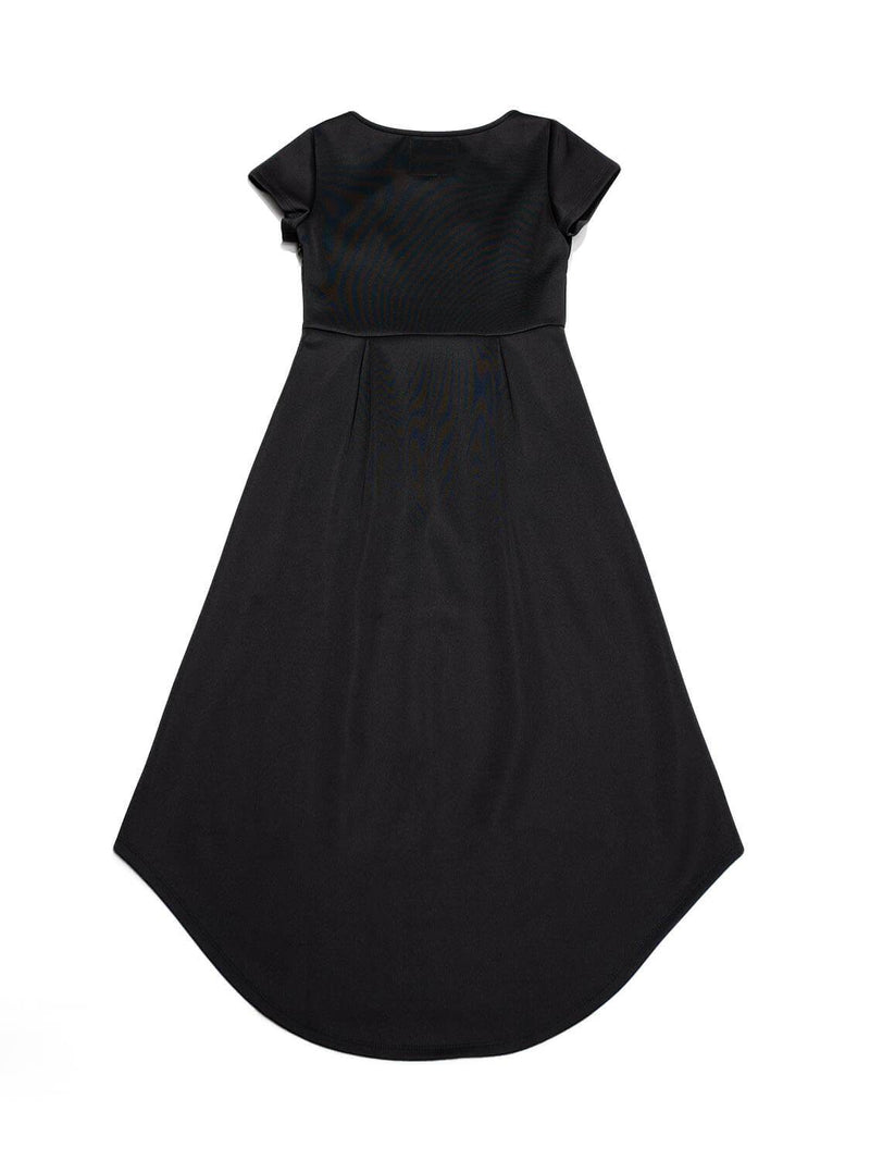 Codo Scuba Midi Asymmetrical Tunic Dress Black Codo Scuba Midi Asymmetrical Tunic Dress Black
