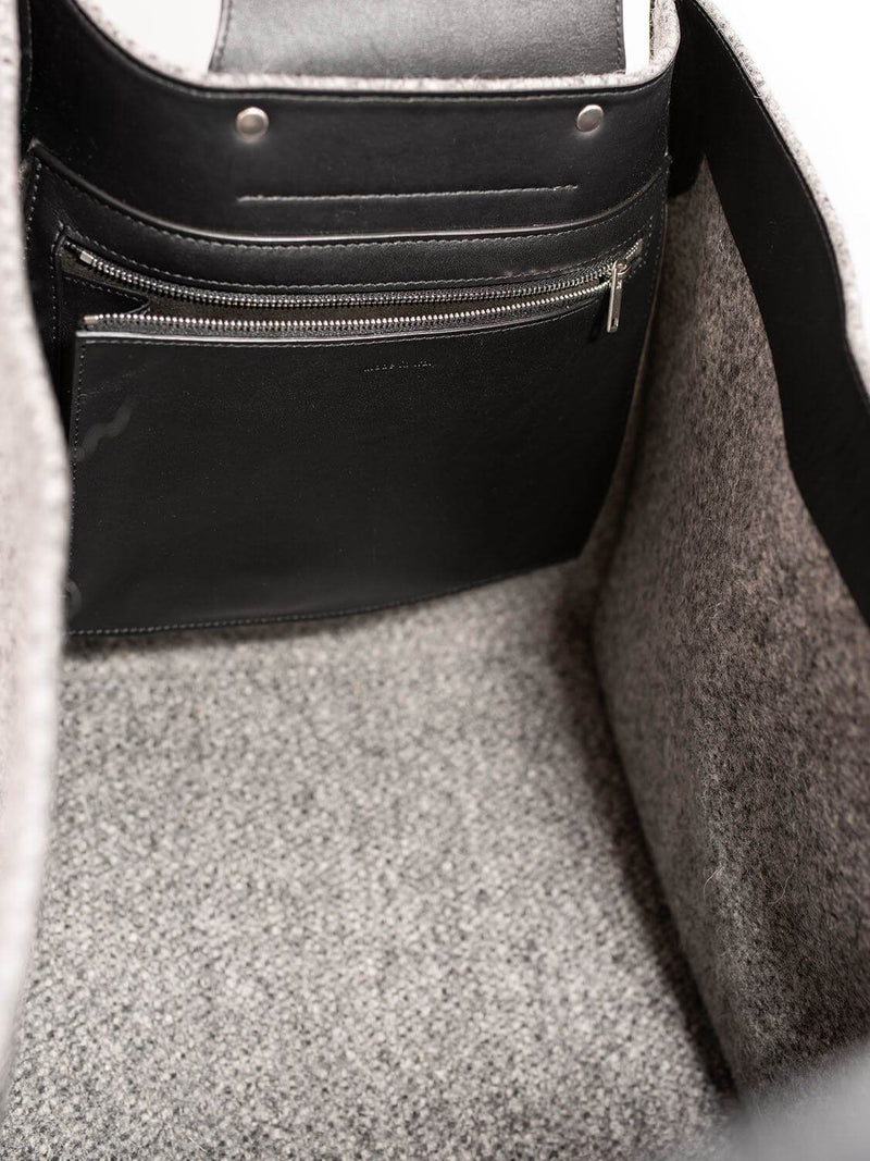 Celine Felt Big Bag Grey-designer resale