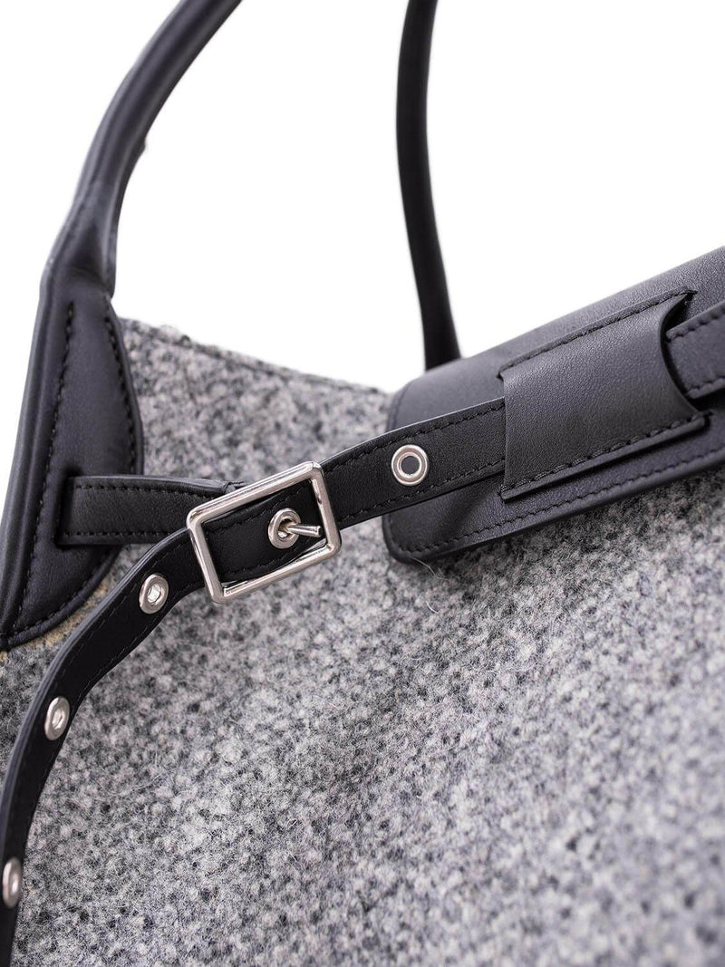 Celine Felt Big Bag Grey-designer resale
