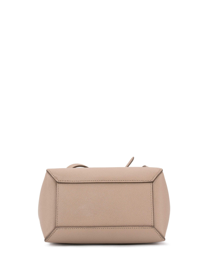 Celine Grained Leather Nano Belt Bag Taupe-designer resale