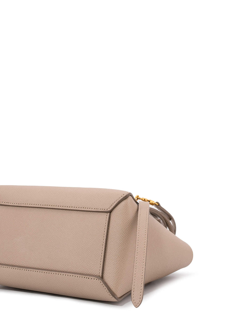 Celine Grained Leather Nano Belt Bag Taupe