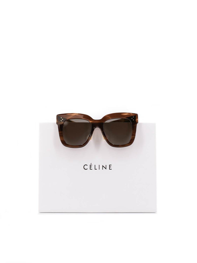 Celine Square Sunglasses Brown-designer resale