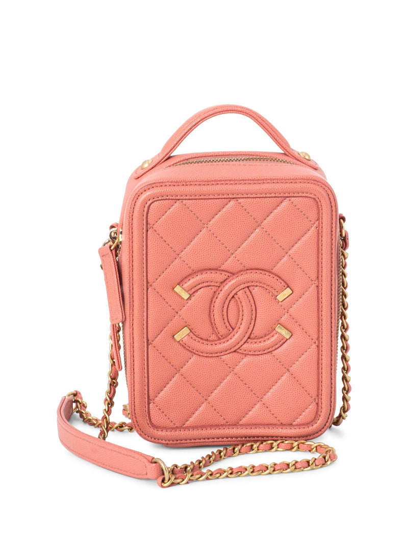 Chanel N/S Filigree Vanity Case - Yellow Crossbody Bags, Handbags -  CHA951196