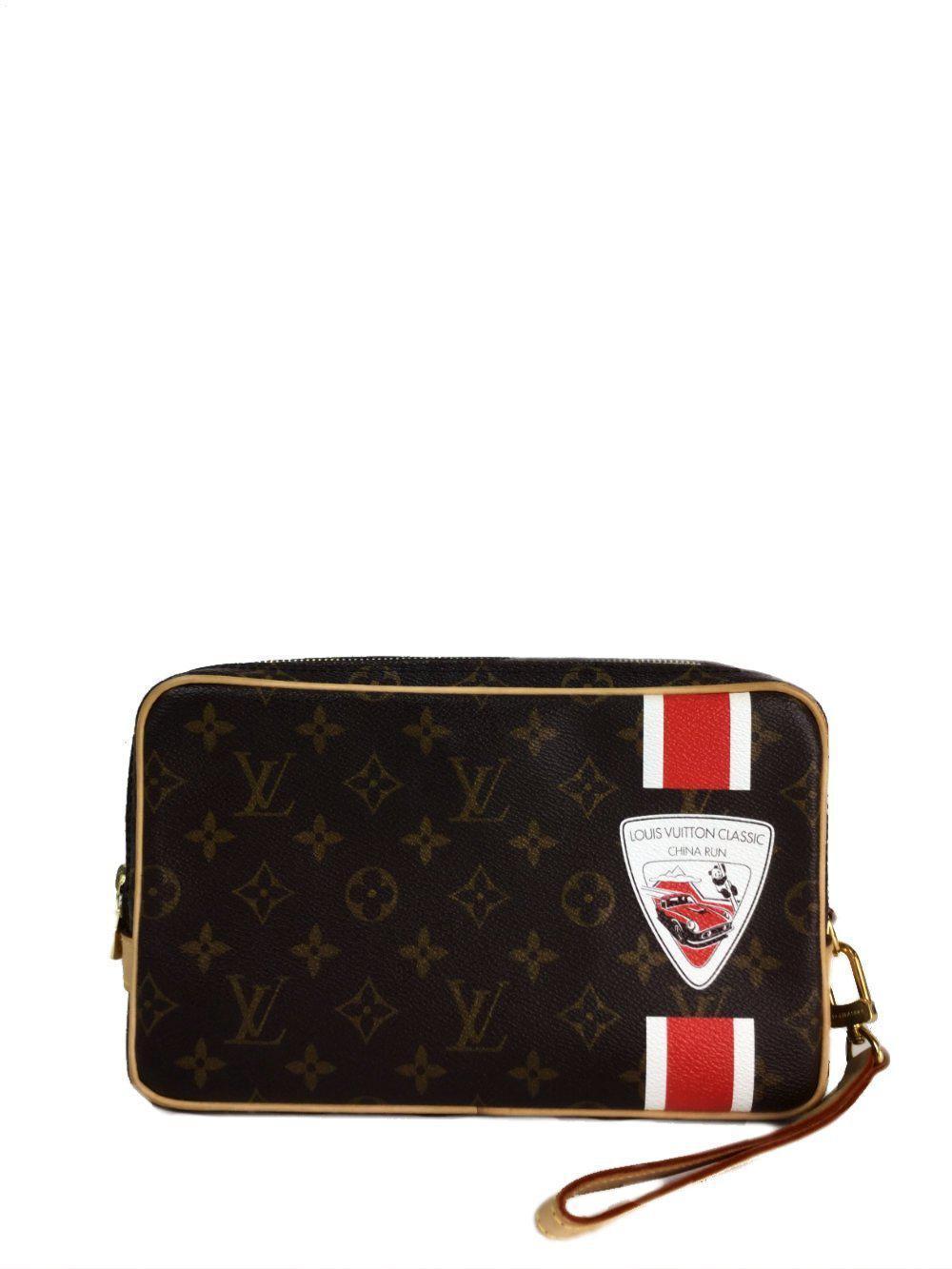 China Run Naviglio Monogram Mini Pavel Bag Clutch-designer resale