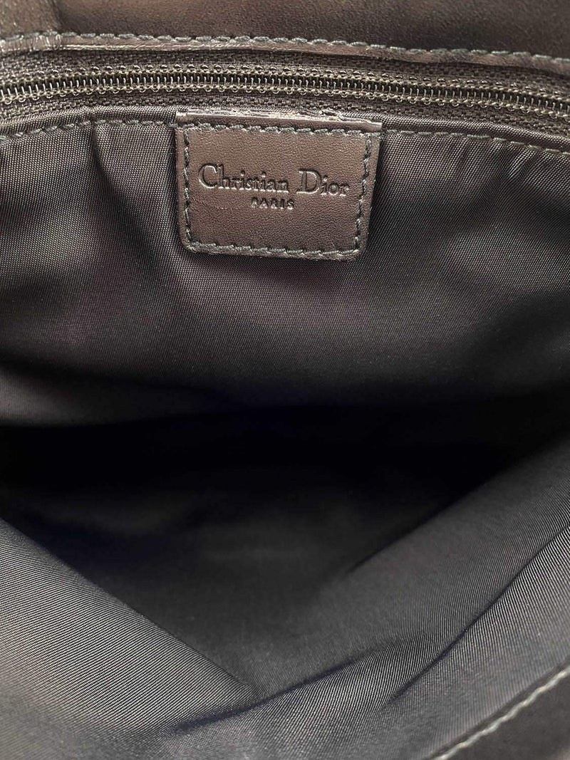 Christian Dior Diorissimo Monogram Cross body Bag Black-designer resale