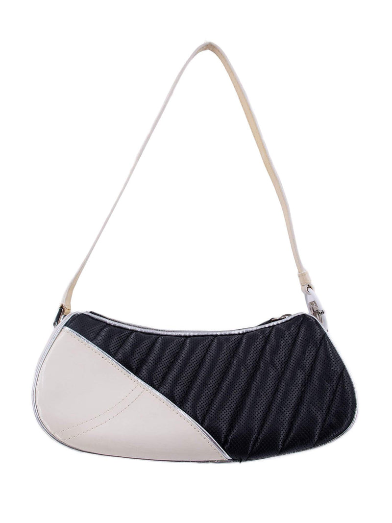 Christian Dior Leather Montaigne Chris 1947 License Plate Bag Black-designer resale