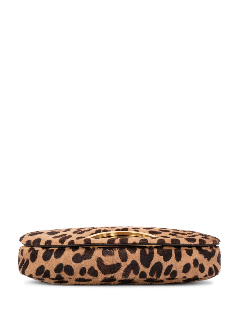 Christian Dior Leopard Print Flap Bag-designer resale