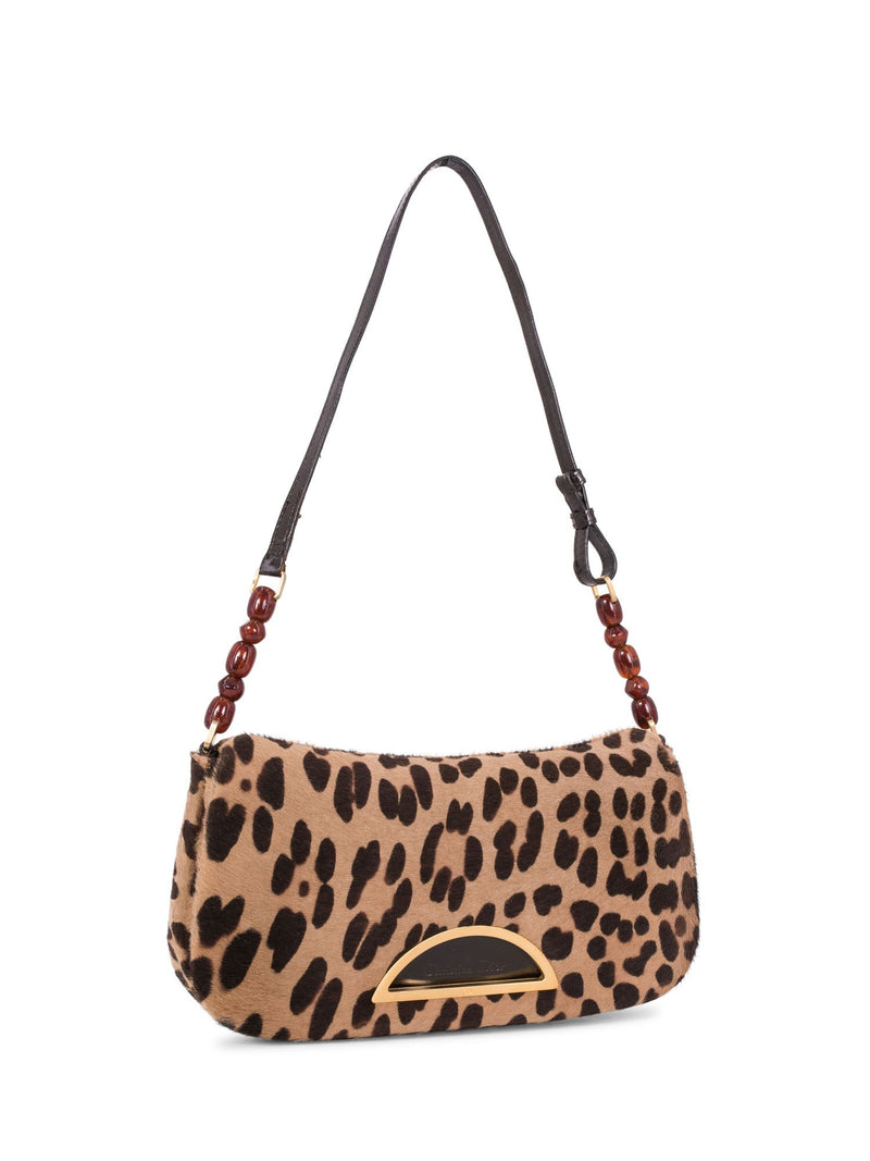 Christian Dior Leopard Print Flap Bag-designer resale