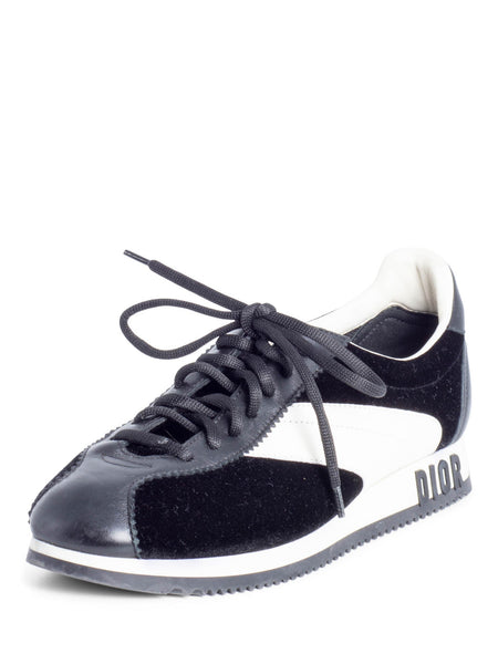 Christian Dior スニーカー 黒と白 DIOR | Dior First ハイトップスニーカー カーフスキン