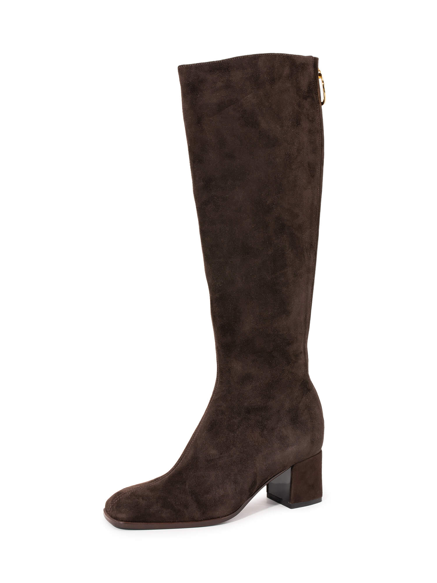 Christian Dior Suede Leather Lady D Boots Brown-designer resale