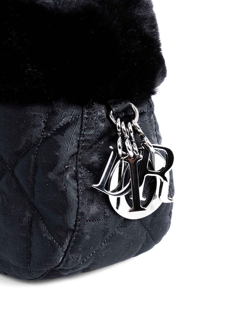 Christian Dior Vintage Charm Mini Top Handle Bag Black-designer resale