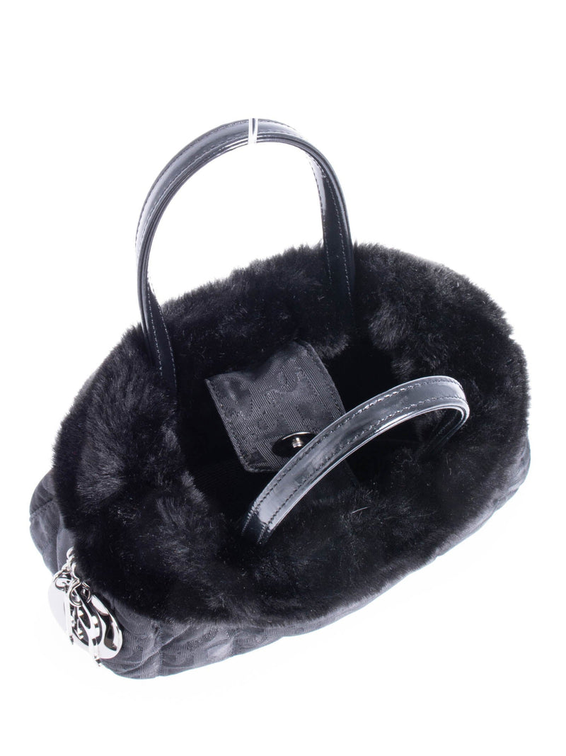 Christian Dior Vintage Charm Mini Top Handle Bag Black-designer resale