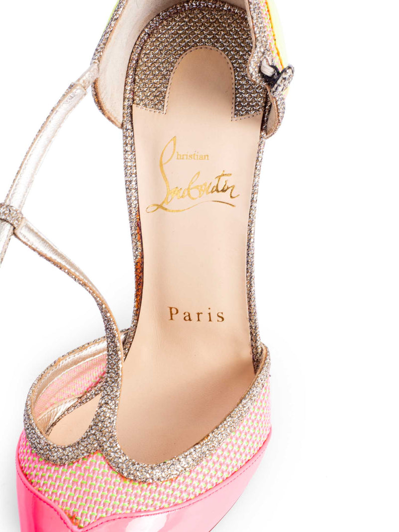 Christian Louboutin Miss Early 100 Patent Leather Pumps Pink