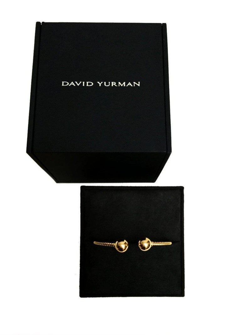 David Yurman 18K Gold Solari Beat Cuff Bracelet-designer resale