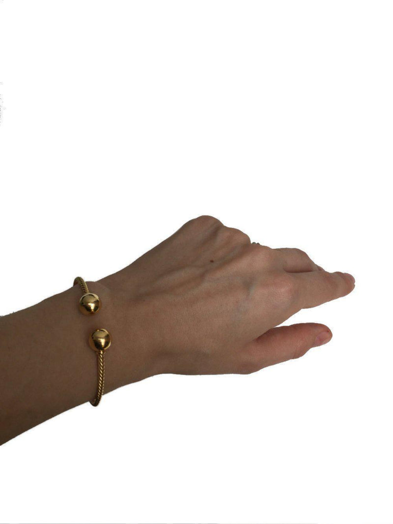 David Yurman 18K Gold Solari Beat Cuff Bracelet-designer resale