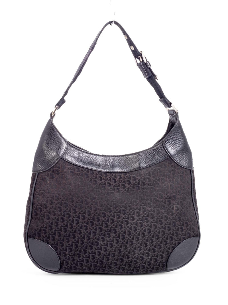 Dior Leather Diorisima Hobo Bag Black-designer resale