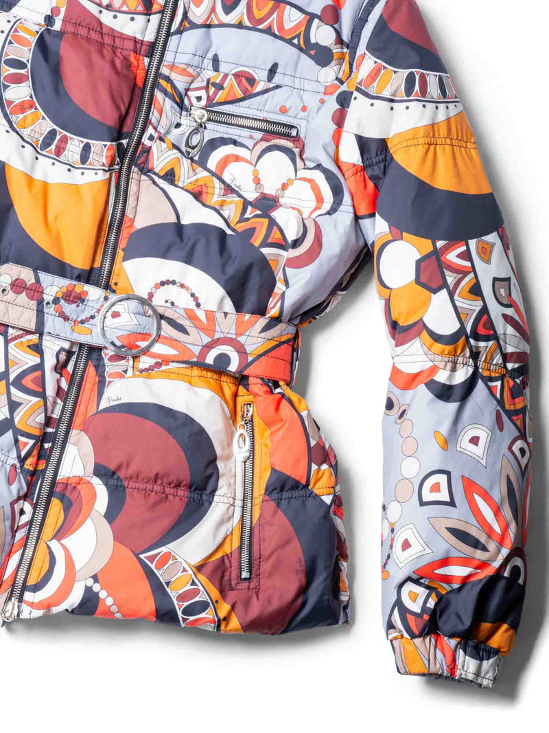 Pucci puffer coat outlet