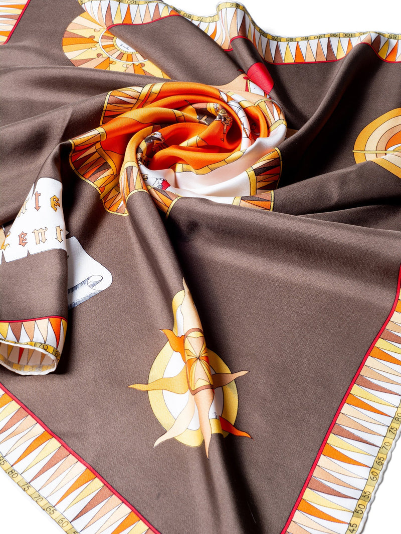 Emilio Pucci Silk Monte Carlo 100 Year Anniversary Scarf Mulitcolor-designer resale
