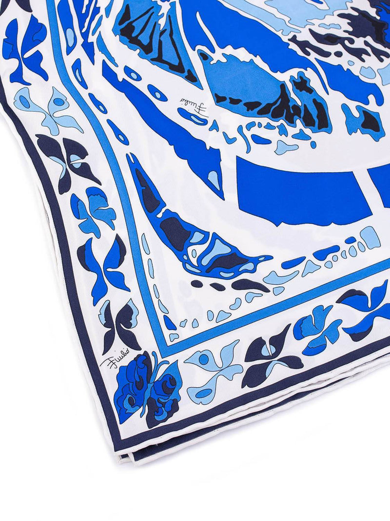 Emilio Pucci Silk Scarf 90 Multicolor-designer resale