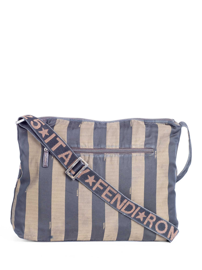 Fendi Canvas 1925 Large Messenger Bag Brown-designer resale