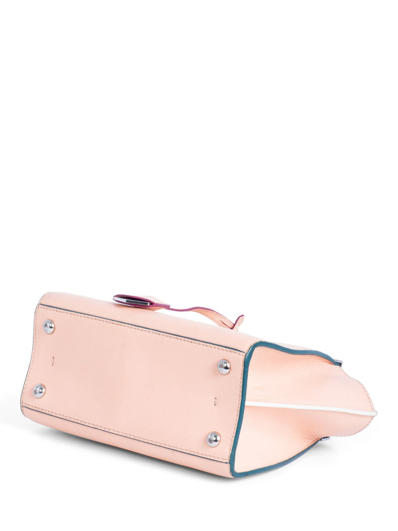 Fendi Leather Top Handle Bag Nude-designer resale