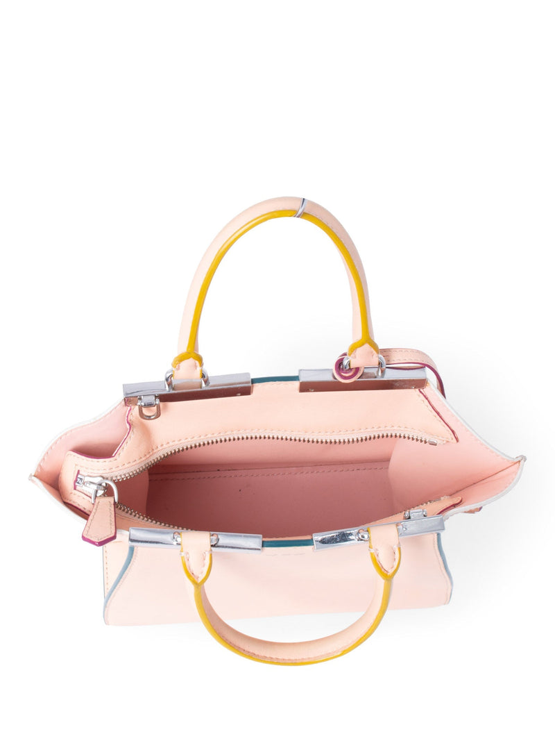 Fendi Leather Top Handle Bag Nude-designer resale