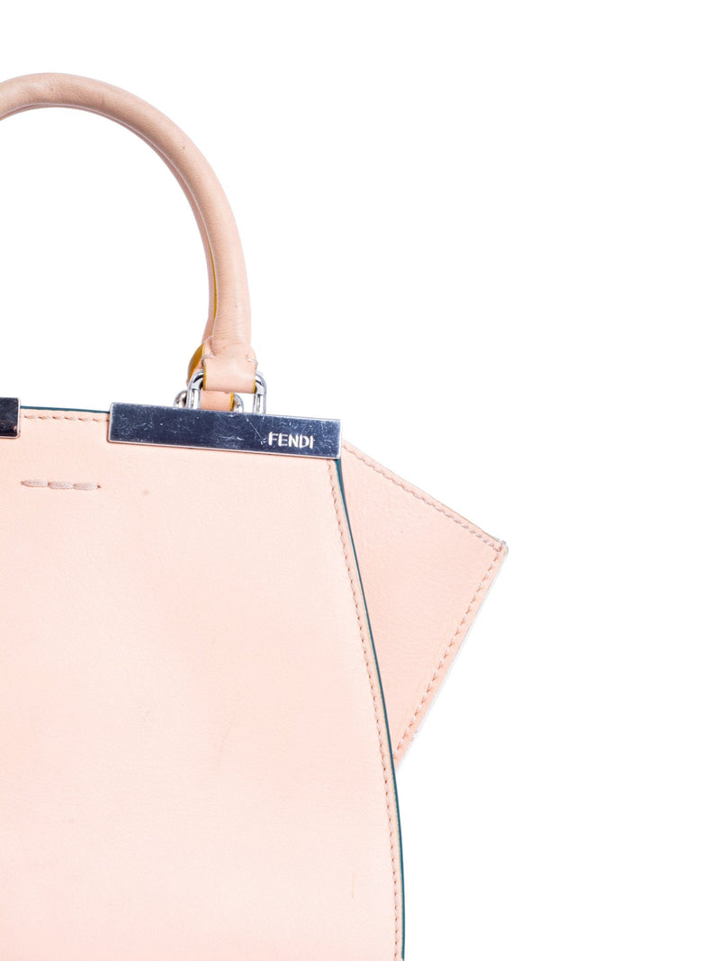 Fendi Leather Top Handle Bag Nude-designer resale