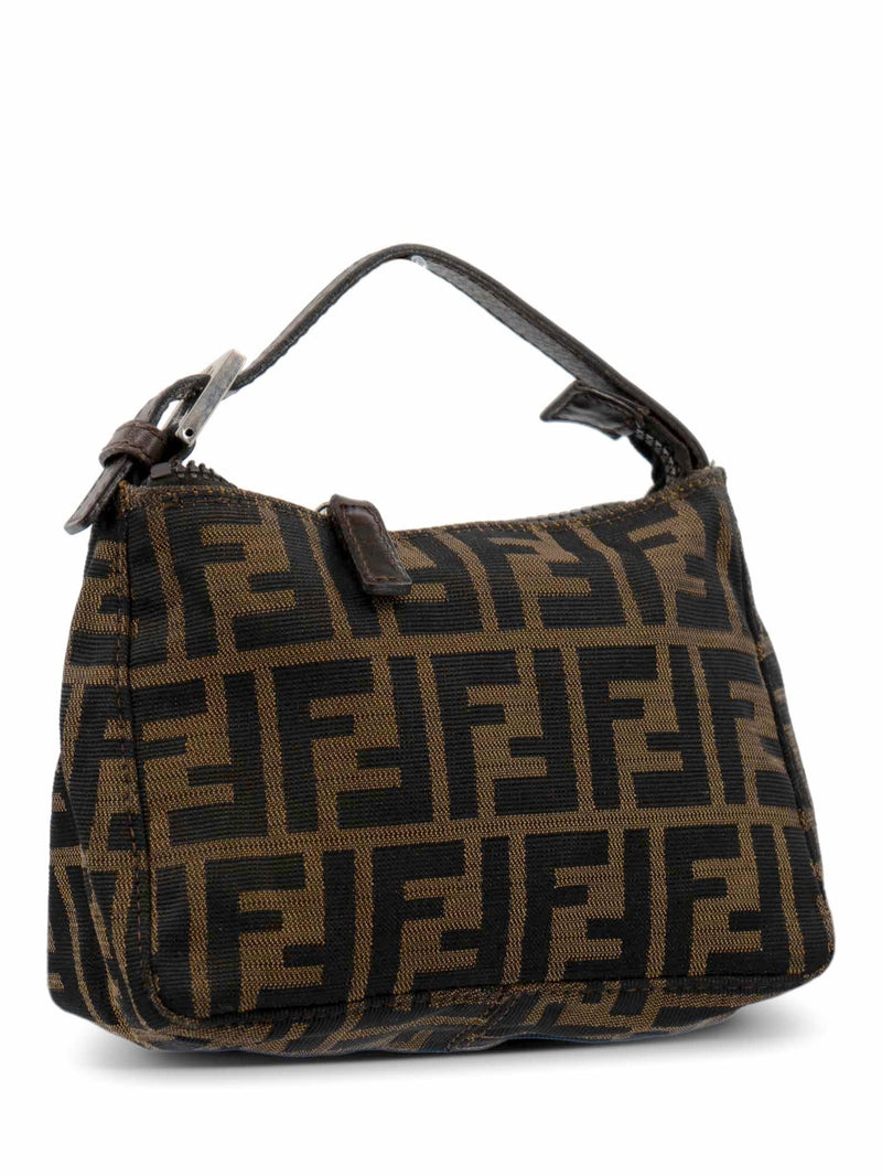  FENDI Women's Pre-Loved Brown Embossed Compact, Brown, One Size  : Luxury Stores