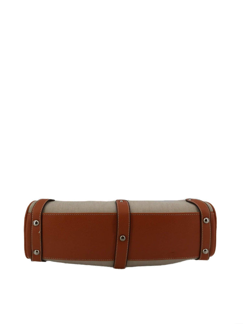Fendi Vintage Flap Top Handle Bag Orange-designer resale