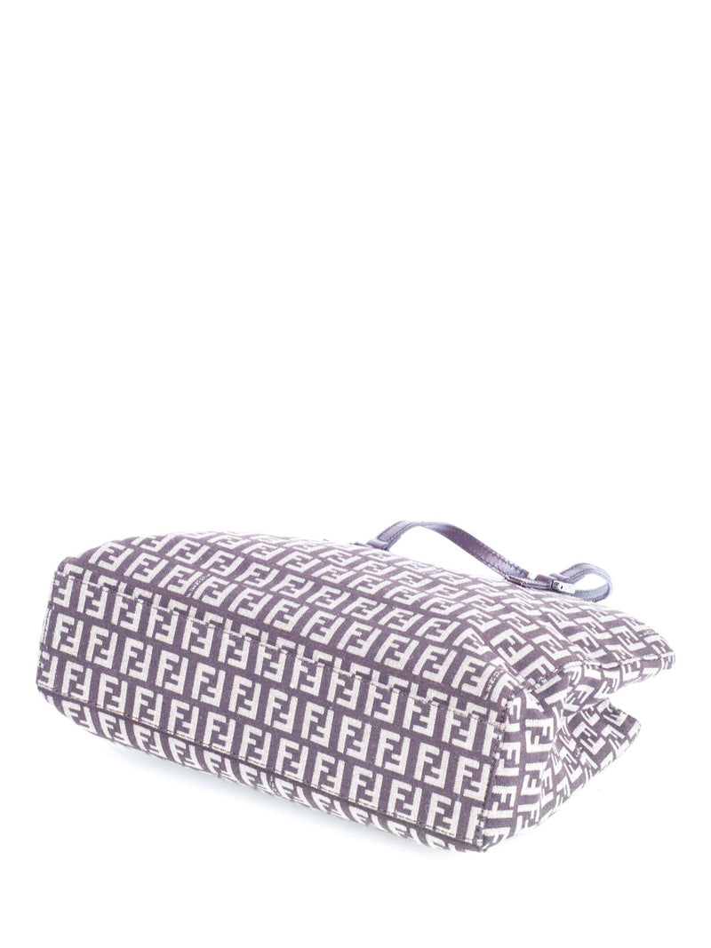 Fendi Zucca Canvas Mini Shopper Bag Brown-designer resale