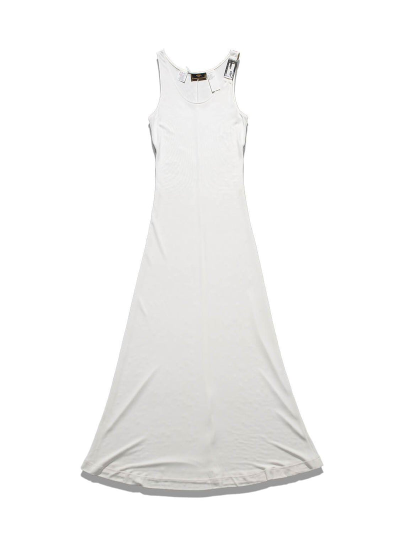 logo maxi dress Jean Paul Gaultier Flocked-logo Maxi Dress