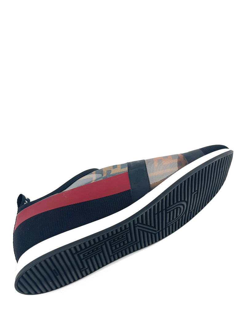 Fendi logo mesh sneakers shop