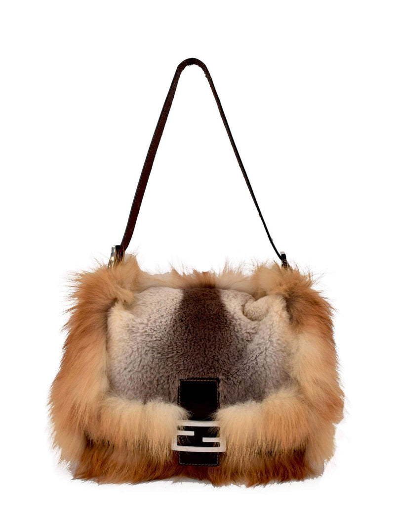 Fur Mama Baguette Brown-designer resale