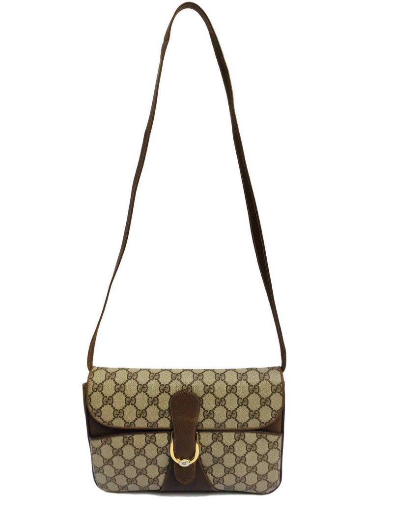 GG Monogram Canvas Messenger Bag-designer resale