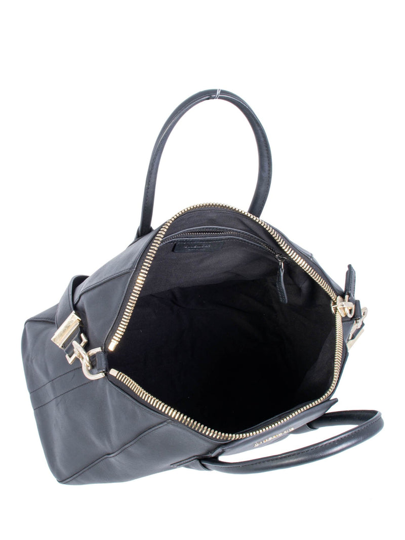 Givenchy Leather Medium Antigona Bag Black-designer resale