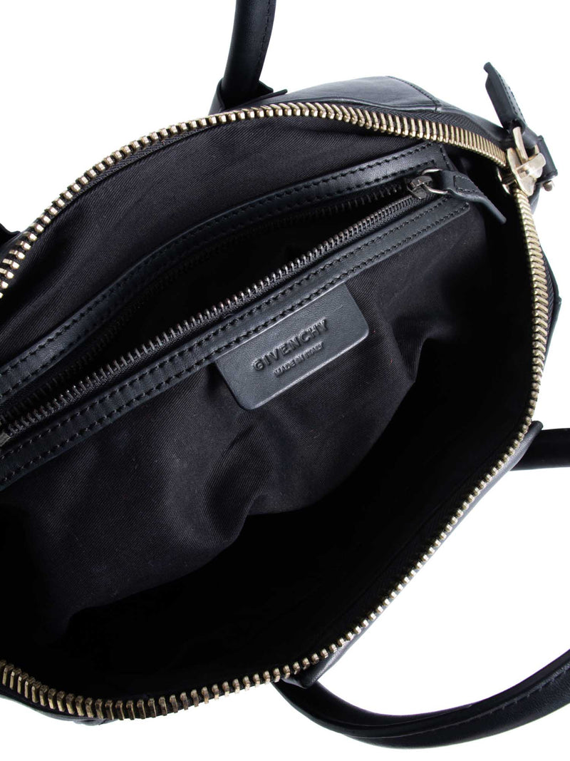 Givenchy Leather Medium Antigona Bag Black-designer resale