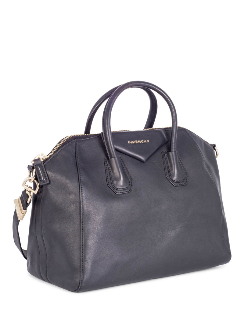 Shop Givenchy Mini Antigona Top Handle Bag In Grained Leather