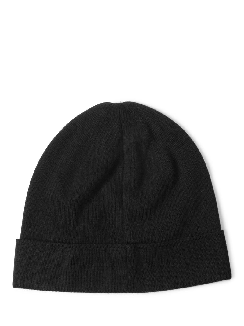 Givenchy Logo Knit Beanie Hat Black-designer resale