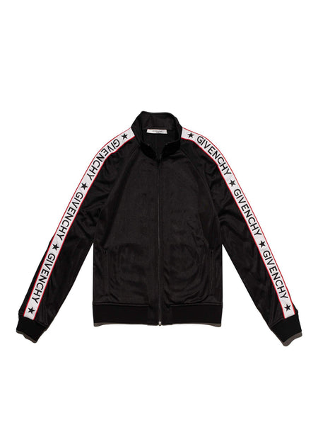 Givenchy Logo Taped Track Jacket Black