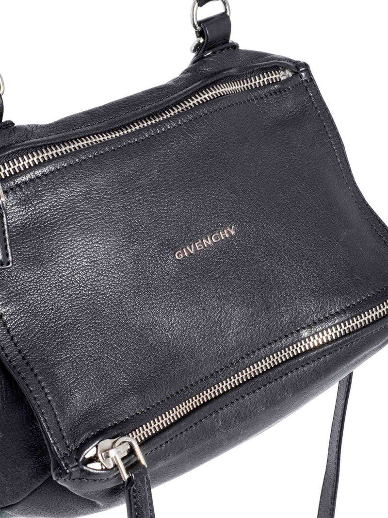 Givenchy Medium Leather Pandora Messenger Bag Black-designer resale