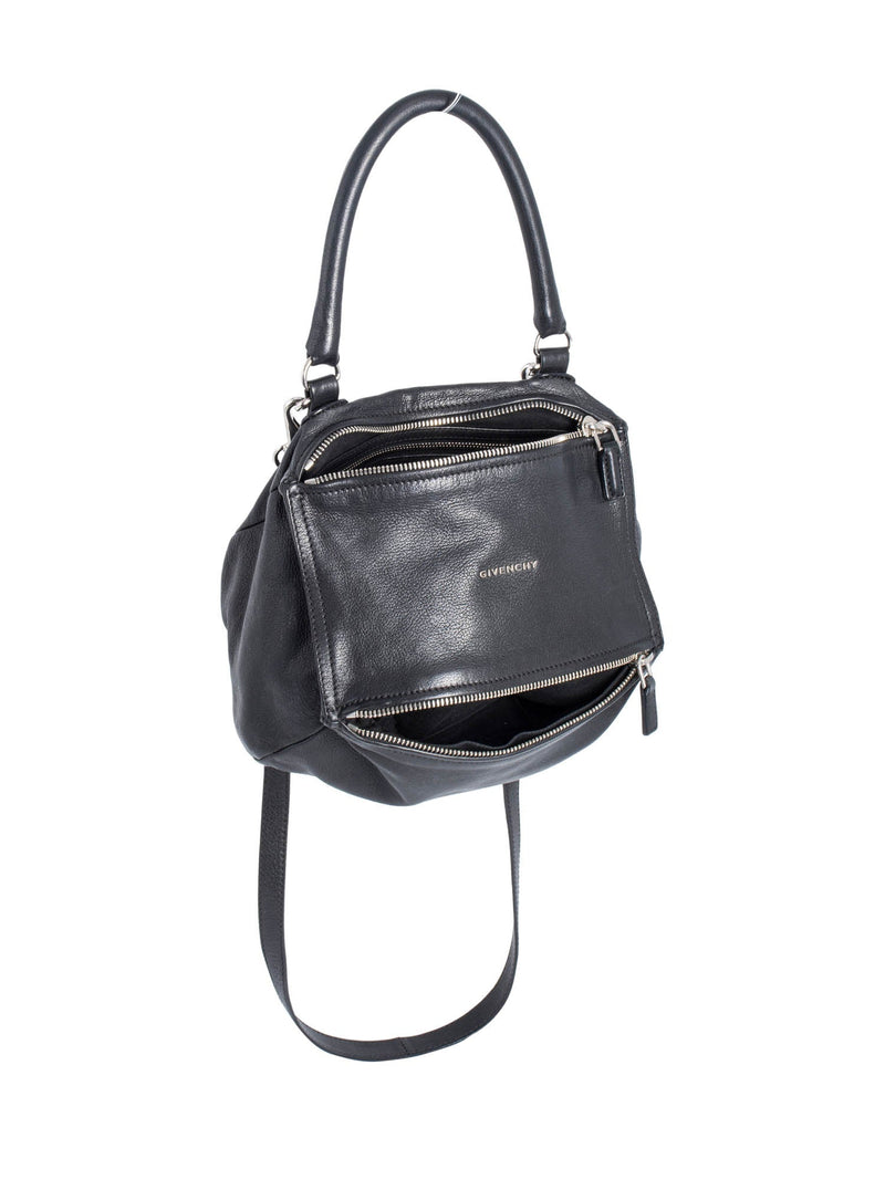 Givenchy Medium Leather Pandora Messenger Bag Black-designer resale