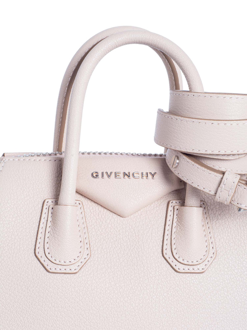 Givenchy Pebbled Leather Small Antigona Bag Pink-designer resale
