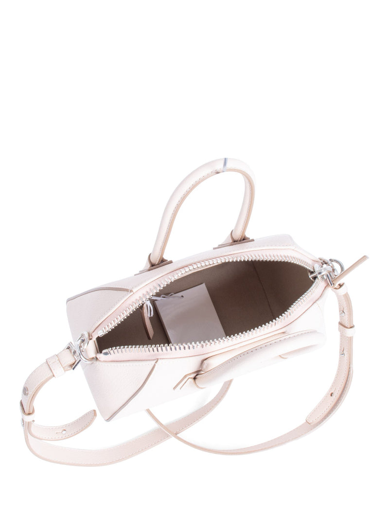 Givenchy Pebbled Leather Small Antigona Bag Pink-designer resale