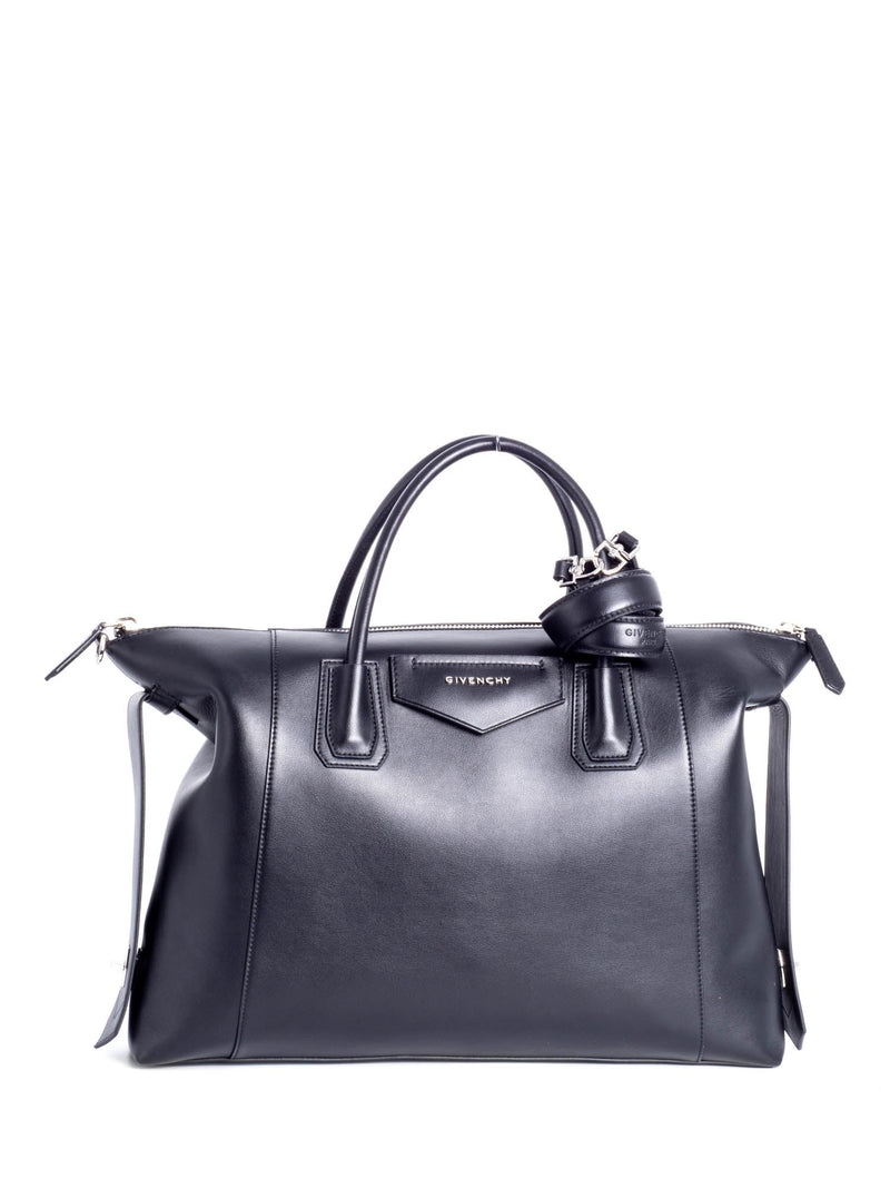 Antigona Medium Leather Tote in Black - Givenchy