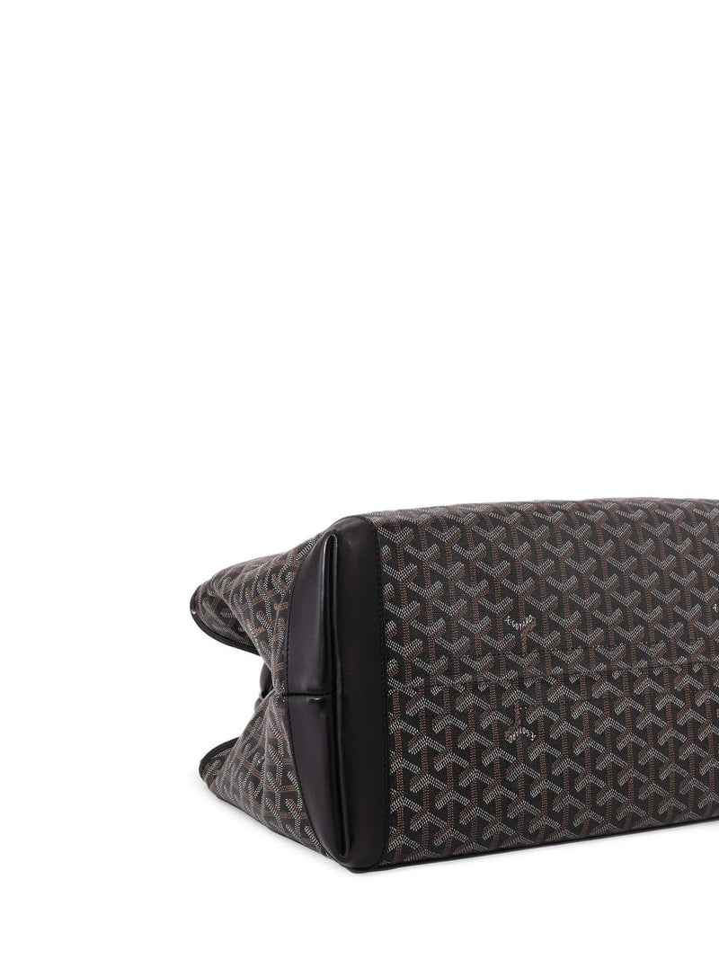 Goyard Goyardine Bellechasse Bag GM Black-designer resale