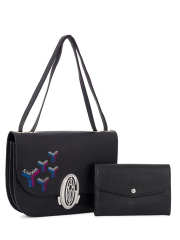 Goyard Leather Special Edition 233 Bag Black-designer resale