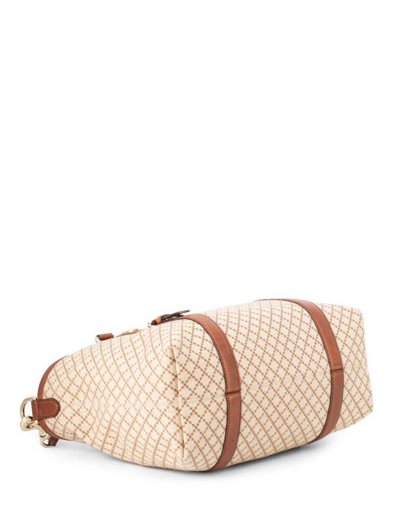 Gucci GG Monogram Shopper Bag Brown-designer resale