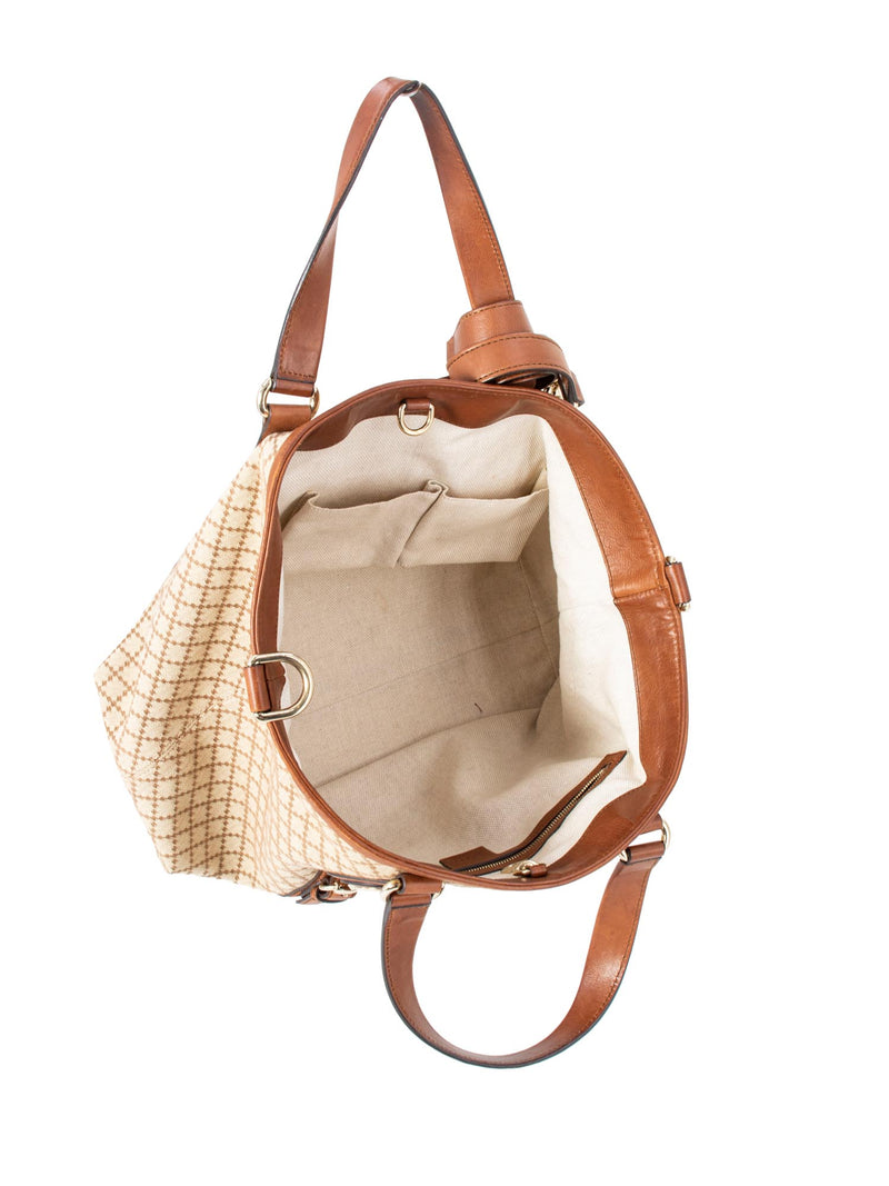 Gucci GG Monogram Shopper Bag Brown-designer resale