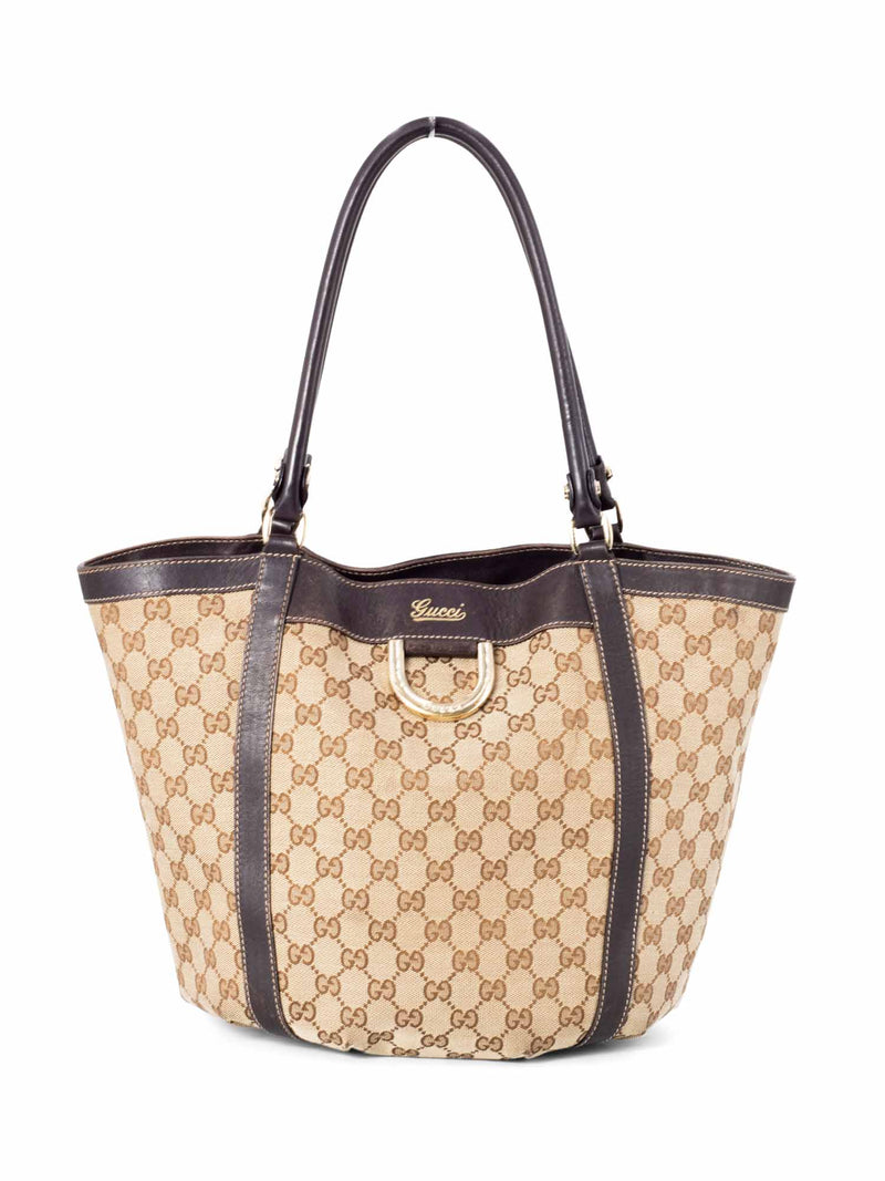 Gucci GG Supreme Canvas Large Bucket Bag Brown-designer resale